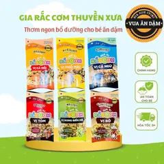 Gia vị rắc cơm Thuyền Xưa cho bé ăn dặm từ 1 tuổi
