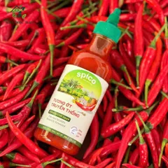 Tương Ớt Truyền Thống SPICO Chai 290gr Tương Ớt Không Chất Bảo Quản Không Hương Liệu Nhân Tạo Không Bột Ngọt