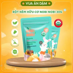 Bột Nêm Hữu Cơ NOBI NOBI 30g – Cho Bé Từ 12 Tháng – Gia Vị Rau Củ Tự Nhiên, Không Chất Bảo Quản