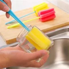 Chổi Mút Cọ vệ sinh núm ti / bình sữa /ly / cốc tiện lợi (mút xốp)