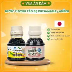 NƯỚC TƯƠNG TẢO BẸ KIDS&MAMA / Anber NHẬT BẢN CHAI 100ML