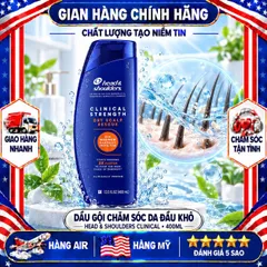 DẦU GỘI SẠCH GÀU HEAD & SHOULDERS CLINICAL STRENGTH CAM MẪU MỚI MỸ