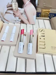 Set son dưỡng môi Sum37 Time Energy Moist Lip Balm Special 2 màu Coral & Red 889217