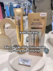 Kem Dưỡng Mắt Và Mặt AHC Age Defense 2-Trong-1 40ml - Dưỡng Ẩm, Làm Mờ Nếp Nhăn, Phù Hợp Mọi Làn Da 