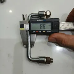 2 cái tay xách quai xách sắt tháo máy gập gọn chế vali thùng đồ máy hàn cell pin ốc M10 có tán