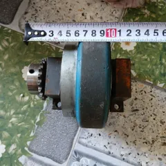 cụm trục xoay nansin 130x33 tháo máy nhựa pu mài băng nhám dẫn phôi