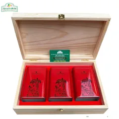 Trà Đinh Ngọc Tiến Vua - Hộp Gỗ Thông 200g - 300g - Trà Sạch Tân Cương Xanh