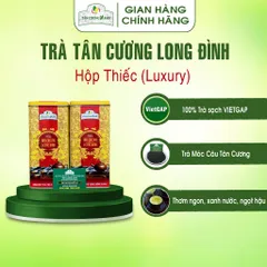 Trà Tân Cương Thượng Hạng/Trà Long Đình/ Trà Tước Thiệt  Luxury 500g Hộp Thiếc Cao Cấp Trà Sạch Tân Cương Xanh