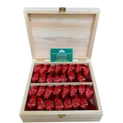 Trà Tân Cương 300gram Hộp Gỗ Thông , Hộp Trà Tân Cương Gỗ Thông TCX 3 - 300gram Trà Ấm