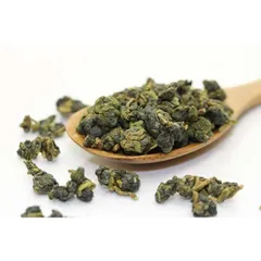 Trà Ô Long Tứ Qúy - Hộp Giả Gỗ 200gram Trà Sạch Tân Cương Xanh