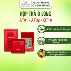 Hộp Trà Ô Long AT 01 , AT02 , QT10  - 100gram Trà Sạch Tân Cương Xanh