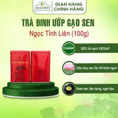 Trà Đinh Ướp Gạo Sen Ngọc Tỉnh Liên 100gram / Trà Sen Ngọc Tỉnh Liên - Tiến Vua 200gram Trà Sạch Tân Cương Xanh