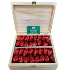 Trà Sen Ngọc Tỉnh Liên 300gram - Hộp Gỗ Thông Trà Sạch Tân Cương Xanh