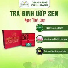 Hộp Qùa Trà Đinh Ướp Sen Ngọc Tỉnh Liên Hộp Hứng Dừa, Long Phương, Đại Việt, Tứ Long Trà Sạch Tân Cương Xanh