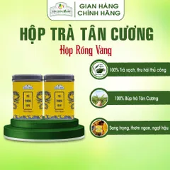 Hộp Trà Thái Nguyên QT15 - 100gram Hộp Rồng Vàng Trà Sạch Tân Cương Xanh