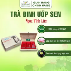 Trà Sen Ngọc Tỉnh Liên 300gram - Hộp Gỗ Thông SK10