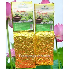 Trà Tân Cương Ướp Nhụy Sen Tây Hồ 100g,200g,500g Trà Sạch Tân Cương Xanh