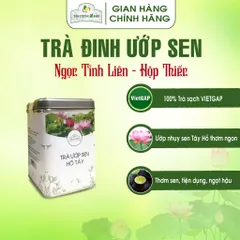 Trà Ướp Sen Tây Hồ TCX01/Hộp Trà Đinh Ướp Sen Ngọc Tỉnh Liên QT10/Trà Sen Ngọc Tỉnh Liên Hộp Rồng Vàng - 100gram