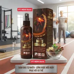 Xịt Tinh Dầu Xoa Bóp ĐAU CƠ XƯƠNG KHỚP 100ml-Hỗ Trợ Giảm Đau Mỏi Cơ,Xương Khớp,Vai Gáy,Tê Bì Chân Tay