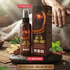 Xịt Tinh Dầu Xoa Bóp ĐAU CƠ XƯƠNG KHỚP 100ml-Hỗ Trợ Giảm Đau Mỏi Cơ,Xương Khớp,Vai Gáy,Tê Bì Chân Tay