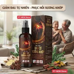 Xịt Tinh Dầu Xoa Bóp ĐAU CƠ XƯƠNG KHỚP 100ml-Hỗ Trợ Giảm Đau Mỏi Cơ,Xương Khớp,Vai Gáy,Tê Bì Chân Tay