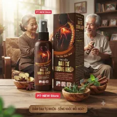 Xịt Tinh Dầu Xoa Bóp ĐAU CƠ XƯƠNG KHỚP 100ml-Hỗ Trợ Giảm Đau Mỏi Cơ,Xương Khớp,Vai Gáy,Tê Bì Chân Tay