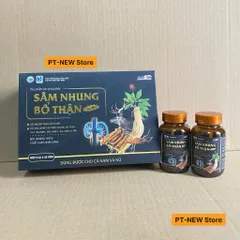 [Chính hãng] SÂM NHUNG BỔ THẬN New(hộp/2lọ/60v)Bổ sung dưỡng chất,hỗ trợ tăng cường sức khỏe đề kháng