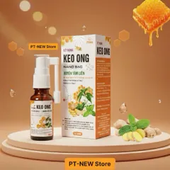 Xịt Họng Keo Ong Nano Bạc Xuyên Tâm Liên 20ml-Hỗ trợ giảm ho, rát họng, các vấn đề về hô hấp