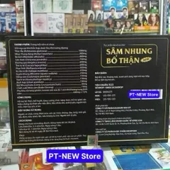 [Chính hãng] SÂM NHUNG BỔ THẬN New(hộp/2lọ/60v)Bổ sung dưỡng chất,hỗ trợ tăng cường sức khỏe đề kháng