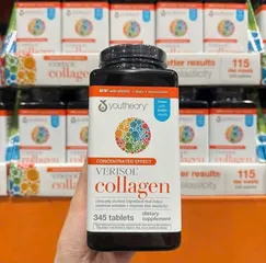 VIÊN UỐNG COLLAGEN YOUTHEORY VERISOL MẪU MỚI MỸ HỘP 345 VIÊN
