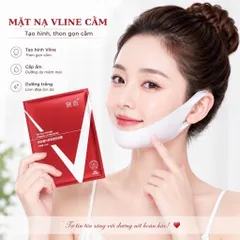 Combo 5 Mặt nạ nâng cơ V-line giúp tạo khối cố định lại cơ mặt, dưỡng trắng sáng da mặt, dưỡng ẩm trắng da 890148