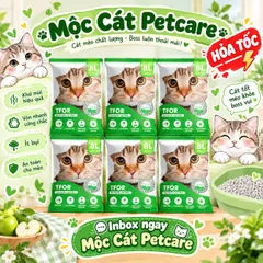 COMBO 6 TÚI CÁT VỆ SINH CHO MÈO TFOR-CHẤT LƯỢNG CAO-ÍT BỤI-KHỬ MÙI TỐT-VÓN CHẮC CHẮN