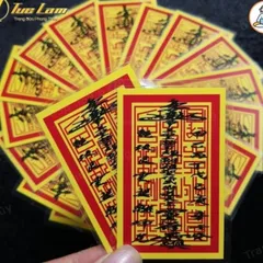 100 Ấn Nhà Trần Bình An Bản Giấy Ép Plastic - Đã Được Khai Quang Xin Lộc - Bình An May Mắn - Thuận Buồm Xuôi Gió
