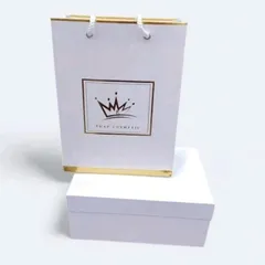 Hộp quà xịn cao cấp + túi giấy tặng kèm giấy rơm hồng  CÓ HOẢ TỐC