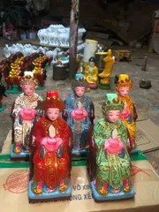 CHUYÊN SĨ TƯỢNG ĐẤT NUNG ĐỊA MẪU, NGỌC HOÀNG, LINH SƠN, CHÚA XỨ, CỐ HỶ, NGŨ HÀNH 40CM DƯƠNG KHOA