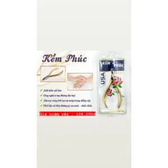 Kềm cắt da kềm phúc thép USA [cam kết chính hãng] - kìm nhặt da thép không gỉ chuyên dụng làm nail  CÓ HOẢ TỐC