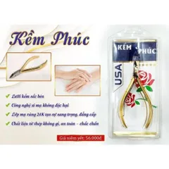 Kềm cắt da kềm phúc thép USA [cam kết chính hãng] - kìm nhặt da thép không gỉ chuyên dụng làm nail  CÓ HOẢ TỐC