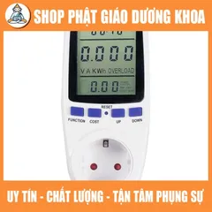 Đồng hồ LCD đo công suất tiêu thụ điện thiết bị điện 220V, ổ cắm đo công suất tiêu thụ điện