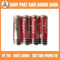 Vỉ 4 Viên Pin Tiểu Maxell AA Nguyên Seal