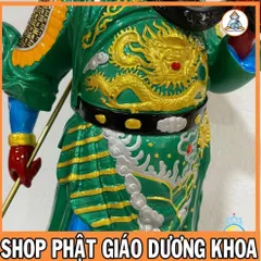 Tượng Quan Công , Tượng Quan Thánh Đứng 40cm Nhựa Composite cực đẹp 890505