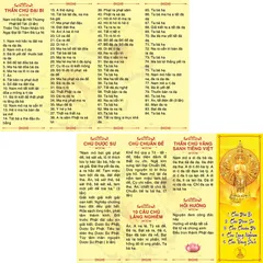 Tờ Chú Đại Bi Và Lời Khấn Nguyện cực hay 890582