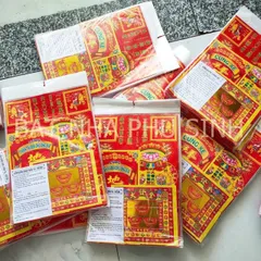 Bộ giấy cúng TAM TAI cho NAM và Nữ xếp sẳn như ảnh (kèm văn khấn) 890591