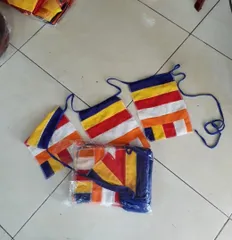 [HCM ] CỜ DÂY PHẬT GIÁO  50 CÁI/BỊCH 890602
