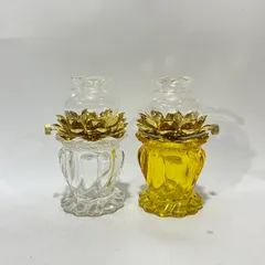 Ảnh Thật Đèn Dầu Thờ Cúng Hoa Sen 033 Cao 15 Cm 890641