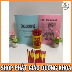 Combo Hũ Xin Xăm kèm cuốn giải XĂM cực xịn, GIÁ TỐT Combo Hũ Xin Xăm kèm cuốn giải cực xịn  DƯƠNG KHOA SHOP 890664