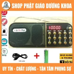 Máy nghe pháp A Di Đà Phật A100 - Loa mp3 A-100 đa năng nghe nhạc kinh phật đài FM - Loại 1 pin - thẻ nhớ - 3W DƯƠNG KHOA SHOP 890713