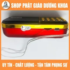 Máy nghe pháp A Di Đà Phật A100 - Loa mp3 A-100 đa năng nghe nhạc kinh phật đài FM - Loại 1 pin - thẻ nhớ - 3W DƯƠNG KHOA SHOP 890713
