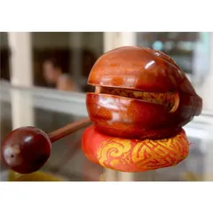 Mõ gỗ nâu tụng Kinh nhiều cỡ rất đẹp, vang - MÕ GỖ TỤNG KINH NIỆM PHẬT RẤT ĐẸP 890719