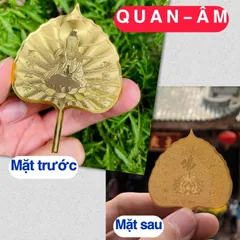 [ĐÃ KHAI QUANG] LÁ BỒ ĐỀ MẠ VÀNG MAY MẮN, TÀI LỘC - để ví, ốp điện thoại {RẺ SẬP SÀN} dương khoa shop 890740
