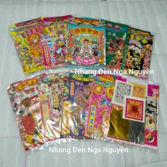 Bộ giấy nhỏ cúng đất đai, thần tài ô địa,ông táo, tổ tiên, cúng cửa, cúng xe 0398-142-241 890752